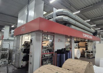 UTECO TOPAZ 608 flexographic printing machine 6 colors