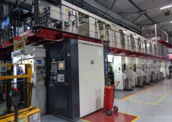 WINDMÖLLER & HÖLSCHER Heliostar GL Rotogravure press 8 colors
