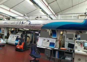 NORDMECCANICA Duplex Combi Kaschierung und laminirung Maschine COMBI / INTECHANGEABLE TROLLEY