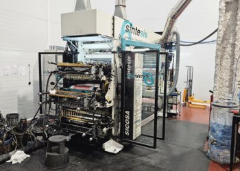 SICOSA SINTESIS Flexodruck Maschine 6 farben