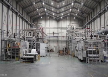 3 couches SML with MDO stretching Machine de extrusion de film cast