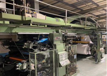 UTECO Jade 641 Flexodruck Maschine 6 farben