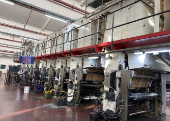 WINDMÖLLER & HÖLSCHER HELIOSTAR  GE Rotogravure printing machine 10 colors