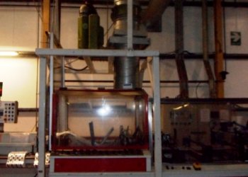 HUDSON SHARP FMC 4750 Bag making machine Wicketers // Film bag making ...