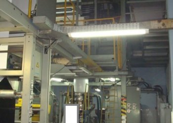 5 schichten BARMAG BF 5 Blastfolie-extrusionanlage