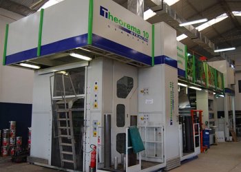 BIELLONI THEOREMA Flexo central drum printing press 10 colors