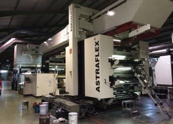 WINDMÖLLER & HÖLSCHER ASTRAFLEX flexographic printing machine 8 colors
