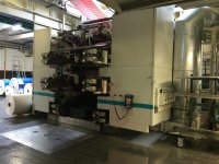 FISCHER & KRECKE 34 DF Flexodruck Maschine 9 farben