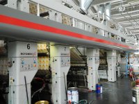 BOBST ROTOMEC 4003 MP 1350 Rotogravure printing machine 9 colors
