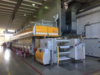 UTECO E  PRESS  SH 350 Rotogravure press 9 colors