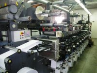 GALLUS EM 280 narrow web flexo printing machine