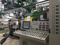 3 capas TECHNO COATING ENGINEERING  Extrusora de film