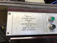 Woodbank plastic machinery  Machines a sac pour film 