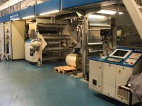 ROTOMEC EG401 Flexo central drum printing press 8 colors