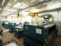 COMPLETE ENGRAVING LINE OF PRINTING CYLINDERS + GALVANIC LINE 