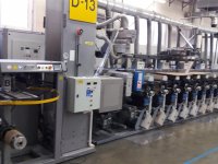 GALLUS EM 280 narrow web flexo printing machine