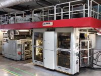 SCHIAVI BOBST ALPHA flexographic printing machine 8 colors