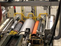 DAVIS STANDARD BELOIT BOBST  linea di accoppiamento per estrusione