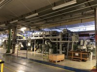 POLYTYPE TRIPLEX POLYNORM Kaschierung und laminirung Maschine COMBI / INTECHANGEABLE TROLLEY