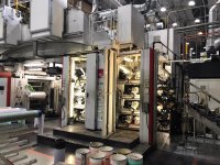 COMEXI FP1808 GL Flexo central drum printing press 8 colors