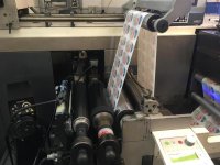 NILPETER MO4 narrow web flexo printing machine