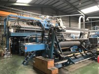 3 capas COLINES Air bubble line Extrusora de film