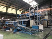 3 capas COLINES Air bubble line Maquina de extrusion