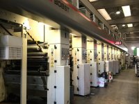 BOBST ROTOMEC 4003MP 1200/450/C Gravure printing machine 10 colors