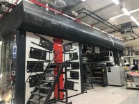 FLEXOTECNICA KBA EVOXD Flexo central drum printing press 10 colors