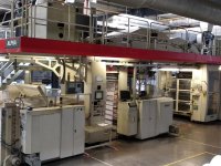 SCHIAVI ALPHA 8C flexographic printing machine 8 colors