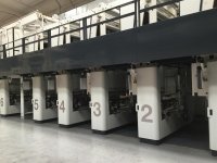 COMEXI ACOM R2 Tiefdruck maschine 6 farben