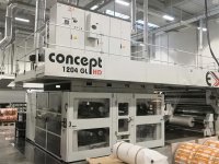EXPERT CONCEPT 1204-GL HD  MOD.230 Flexo stack printing machine