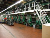 SCHIAVI Rotojet Concorde Tiefdruck maschine 7 farben