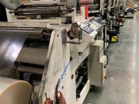 OMET Varyflex VF420 FP narrow web flexo printing machine