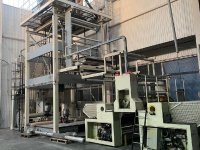 1 schichten MAM 80 Blastfolie-extrusionanlage