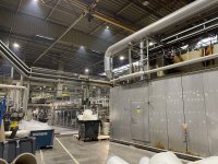 3 layers BRUCKNER - DORNIER  BOPP / BOPET tenderframe plant