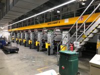 SCHIAVI Roto Cadet S Rotogravure press 8 colors