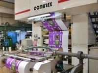 COMIFLEX  Flexo central drum printing press 6 colors