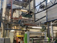 3 layers BIELLONI Coex 3 blown film machine