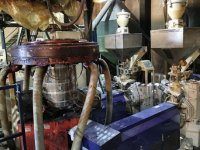 1 layers KUNG HSING KS-MH50+55/380V- 50HZ blown film extruder