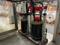 DOPAG Pumping Mixing unit for  solventless adhesives