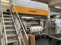 ROTOMEC RS4003 MP Rotogravure press 10 colors