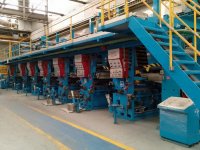 BHS Model T-800 Rotogravure printing machine 7 colors