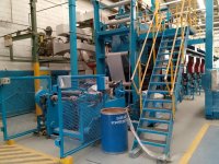 BHS Model T-800 Rotogravure printing machine 7 colors