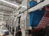 DCM Brio Rotogravure printing machine 9 colors