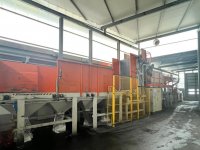 COMAV Machine to open Polimer bags and discharge content