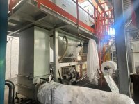 COMAV Machine to open Polimer bags and discharge content
