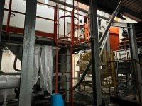 COMAV Machine to open Polimer bags and discharge content