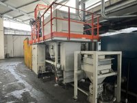 COMAV Machine to open Polimer bags and discharge content