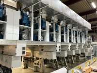 BOBST ROTOMEC 4003 1000/350/C Rotogravure press 7 colors